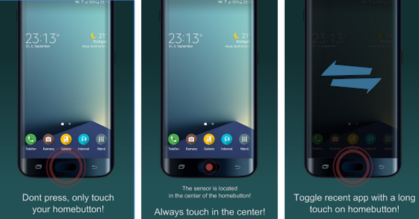 Convertir botón Home de Samsung en táctil