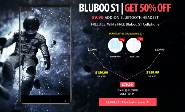 Bluboo s1: octacore, 4GB de ram, 4G al 50% de descuento!