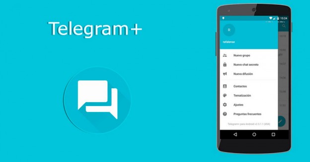 Telegram plus: un telegram con esteroides para Android